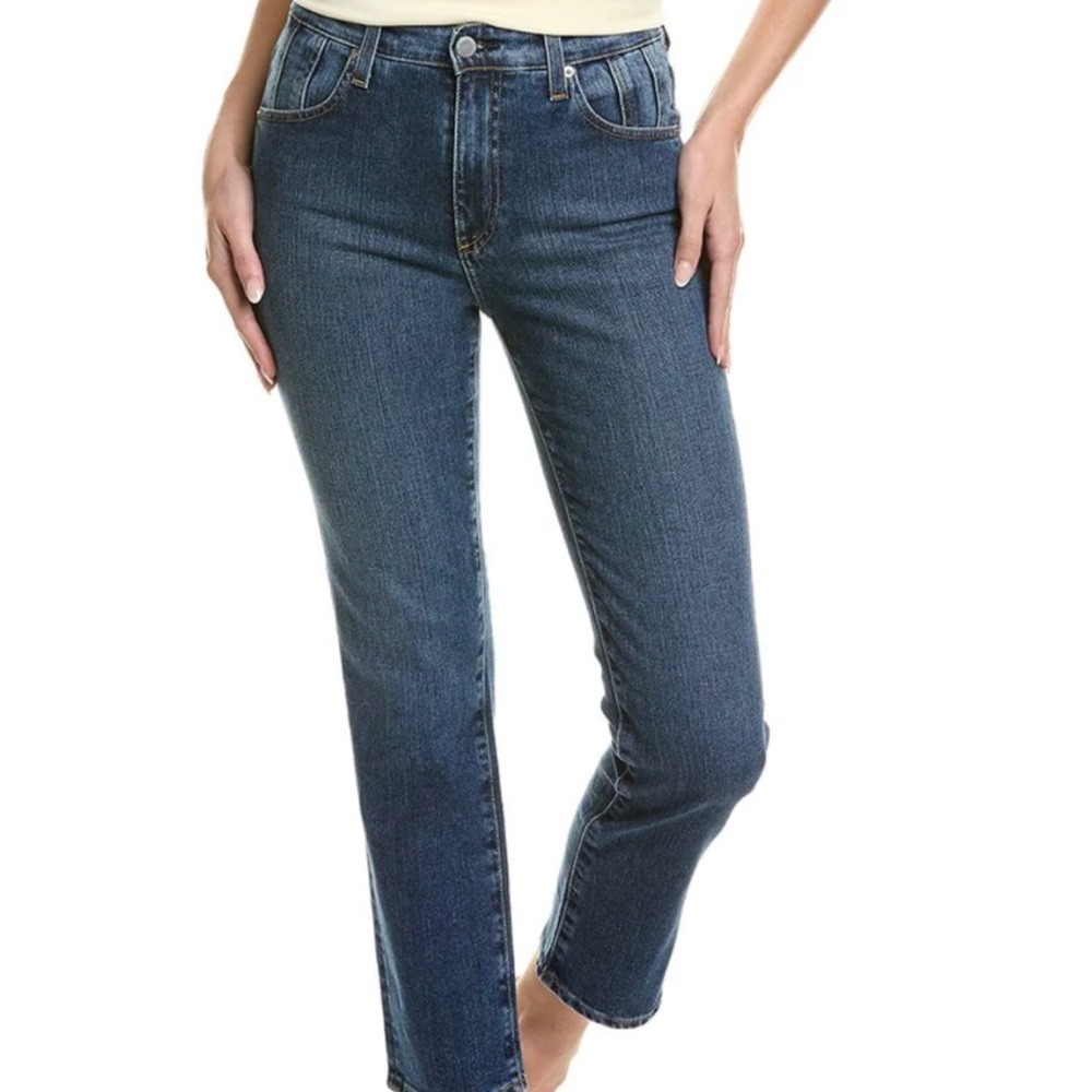 AG Jean Isabelle High-Rise Straight Crop Jean Size 27